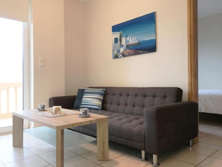 Koumpe Blue Sea View Apartment Ретимно Экстерьер фото